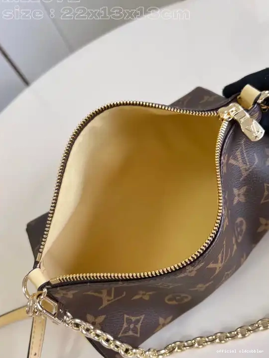 Official oldcobbler Bloom Pouch-22.5*13*13CM LOUIS VUITTON 0616